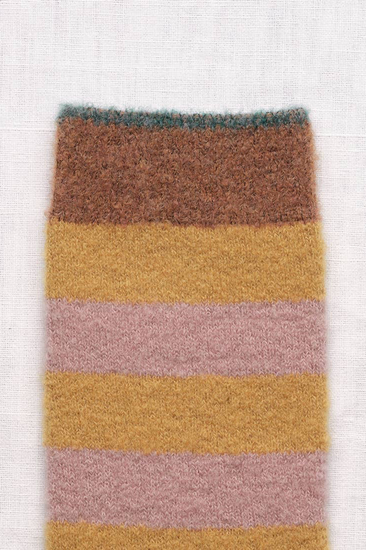 Mousse Honey Striped Socks Socks Bonne Maison