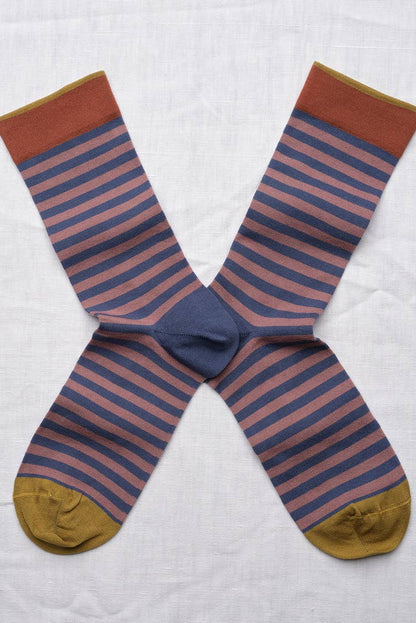 Grape Striped Sock Bonne Maison 36/38