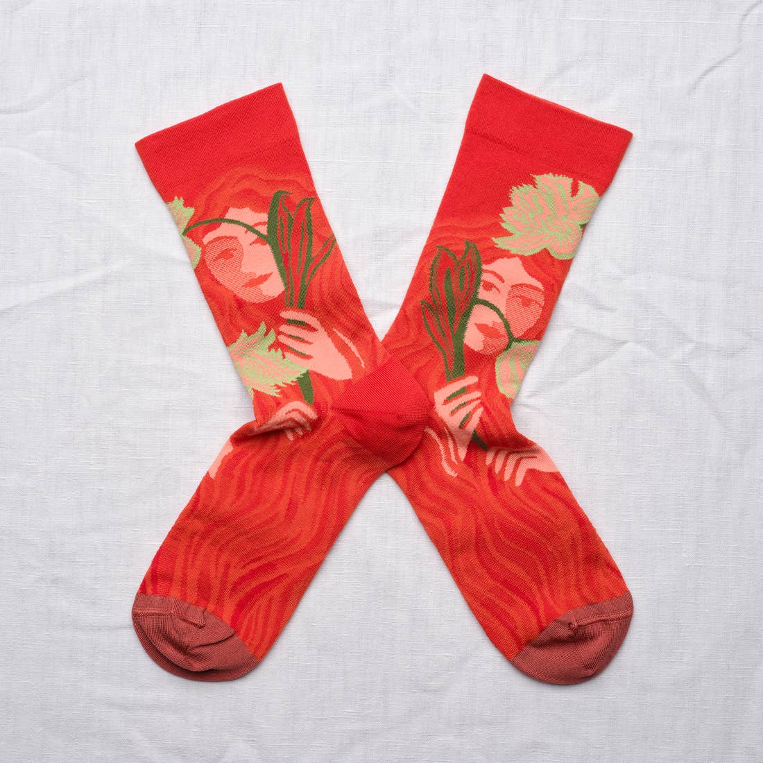Socks Visages Red Bonne Maison 36/38