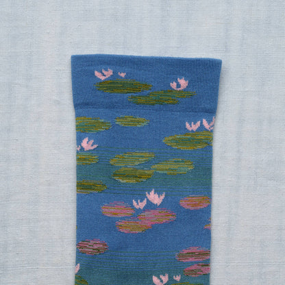 Socks Claude Monet Semis Cobalt Bonne Maison
