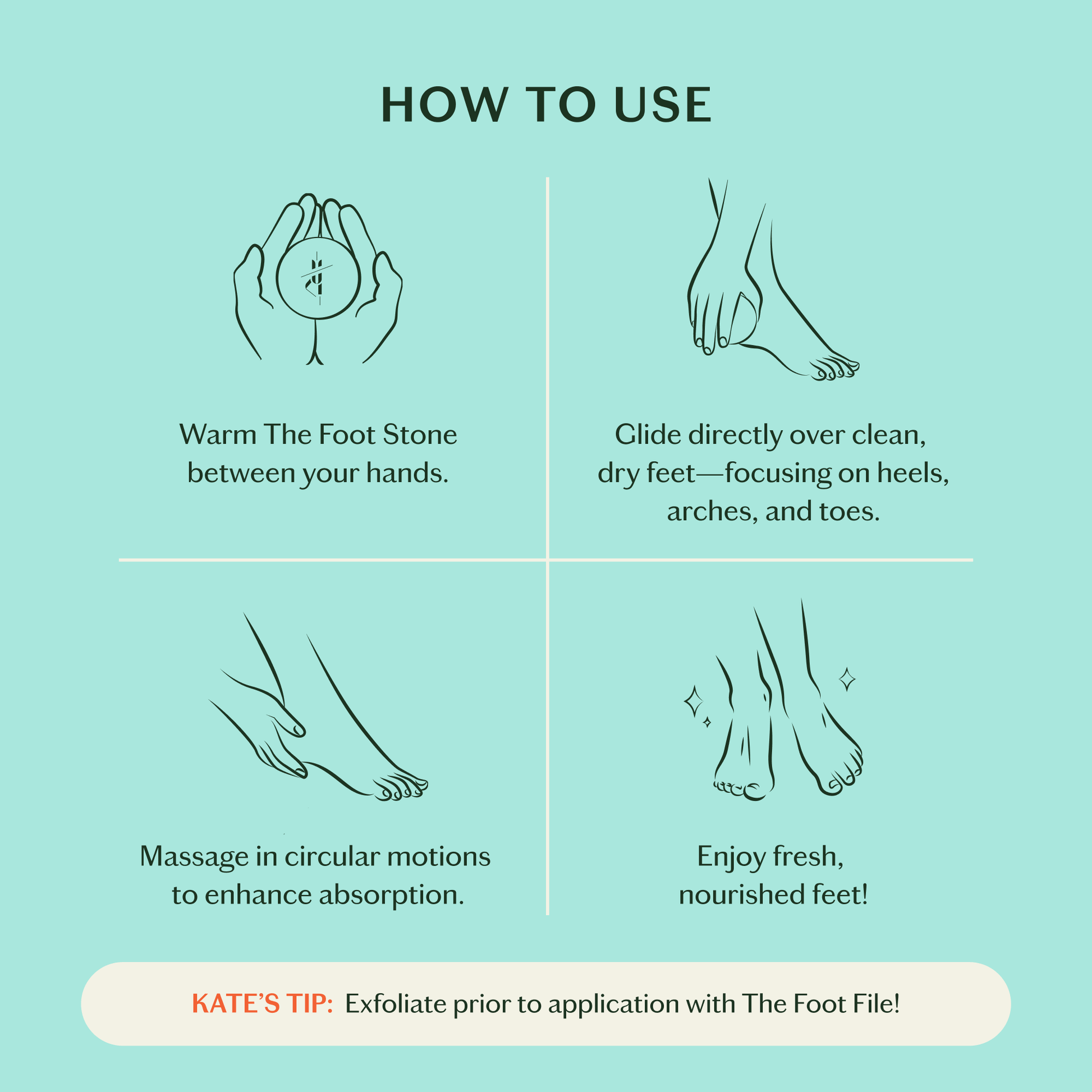 The Foot Stone | Solid Foot Moisturizer Beauty Kate McLeod