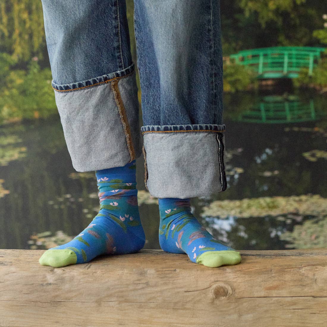 Socks Claude Monet Semis Cobalt Bonne Maison