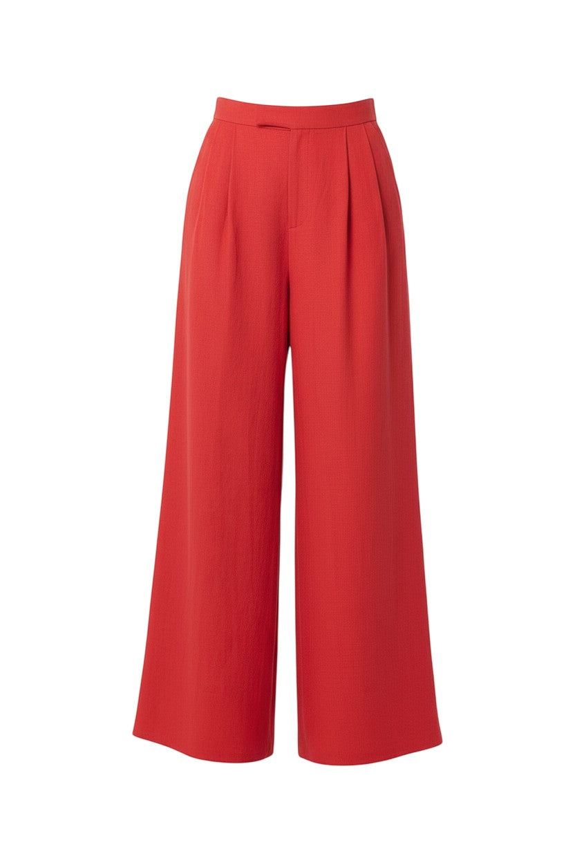 Katherine Wide Leg Pant in Linen Pants CHRISTINE ALCALAY