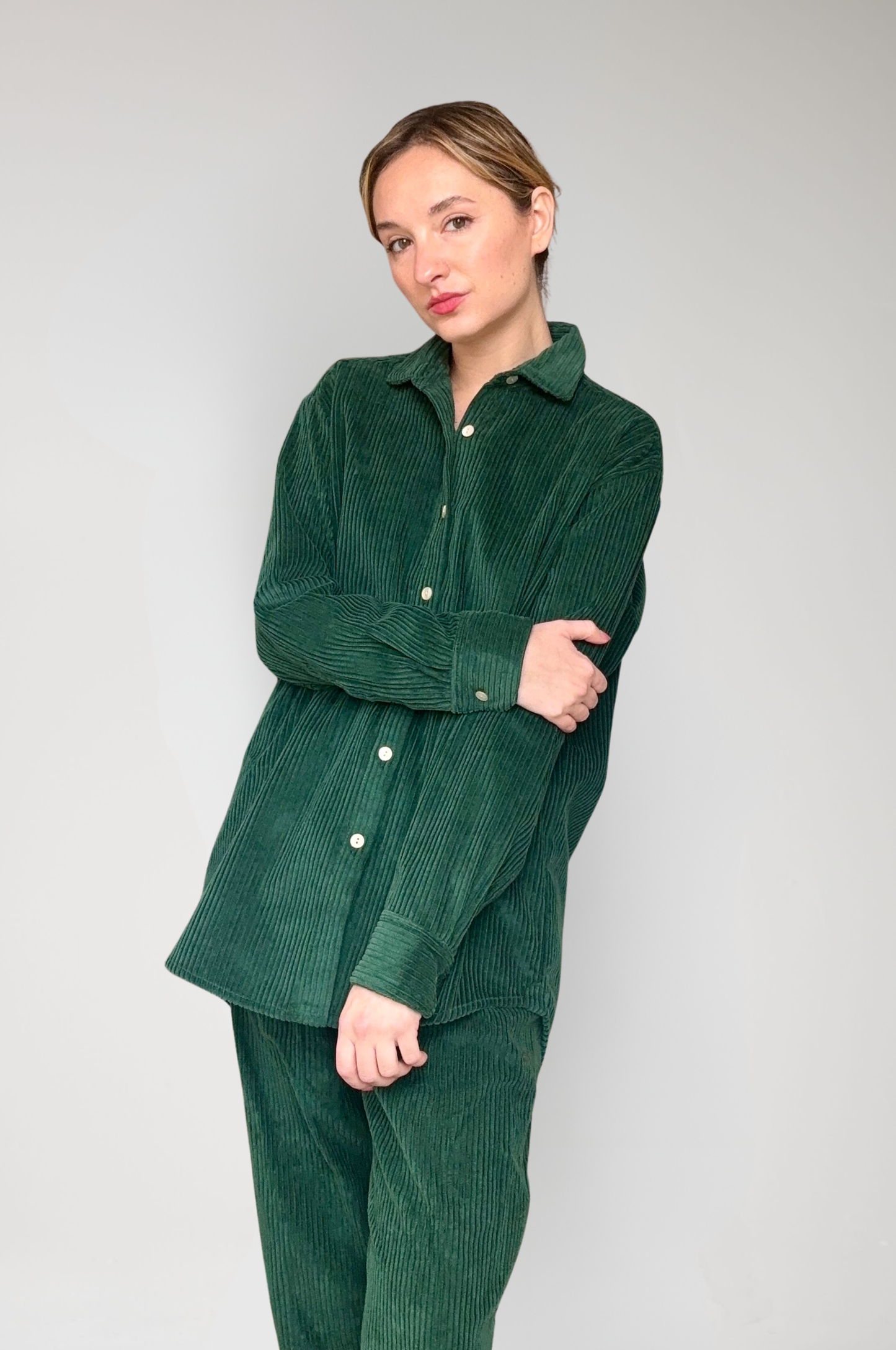 Jose Shirt in Pine Corduroy