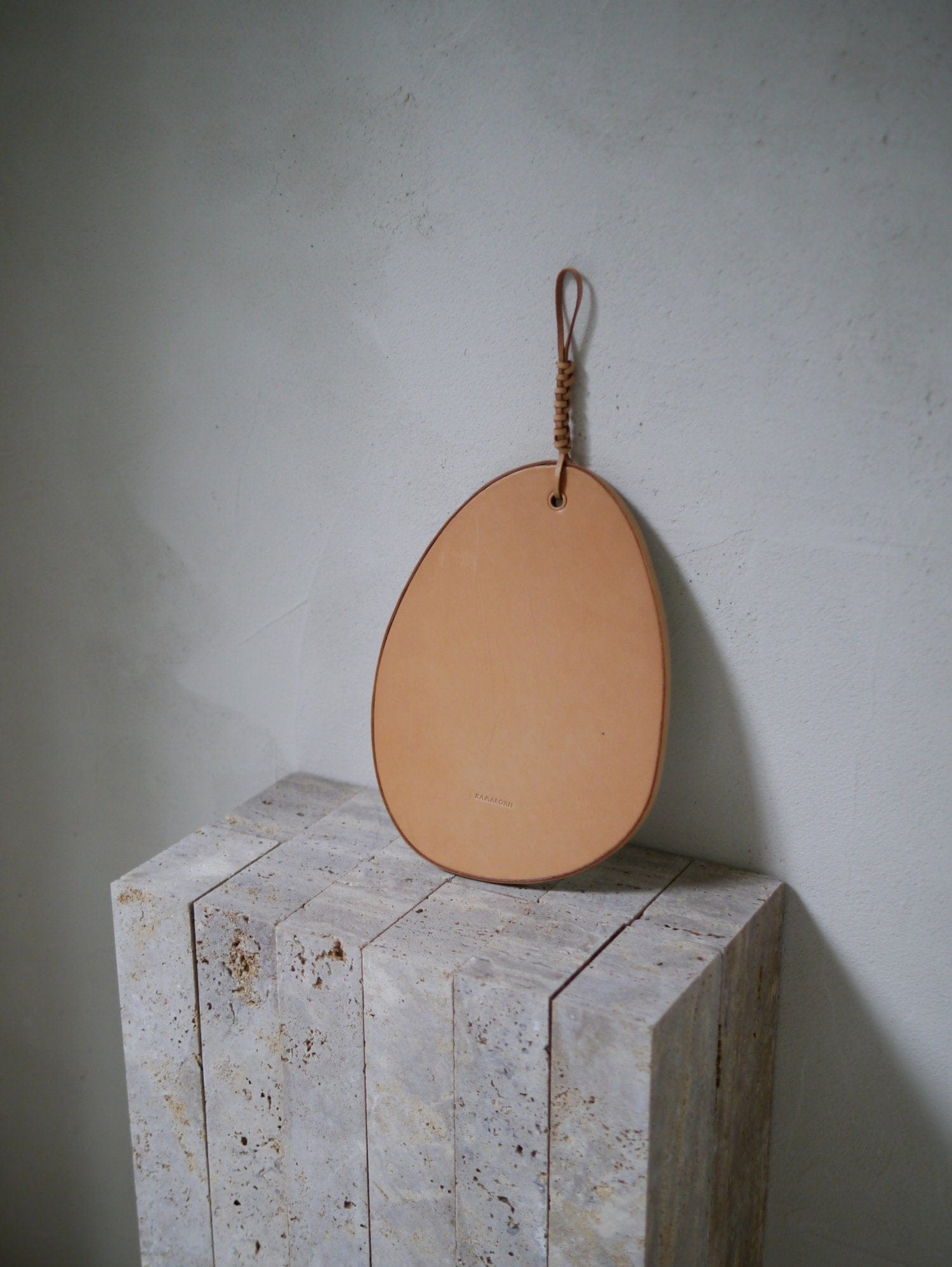 Woven Pebble Mirror 26 - Chestnut Home KAMARO'AN