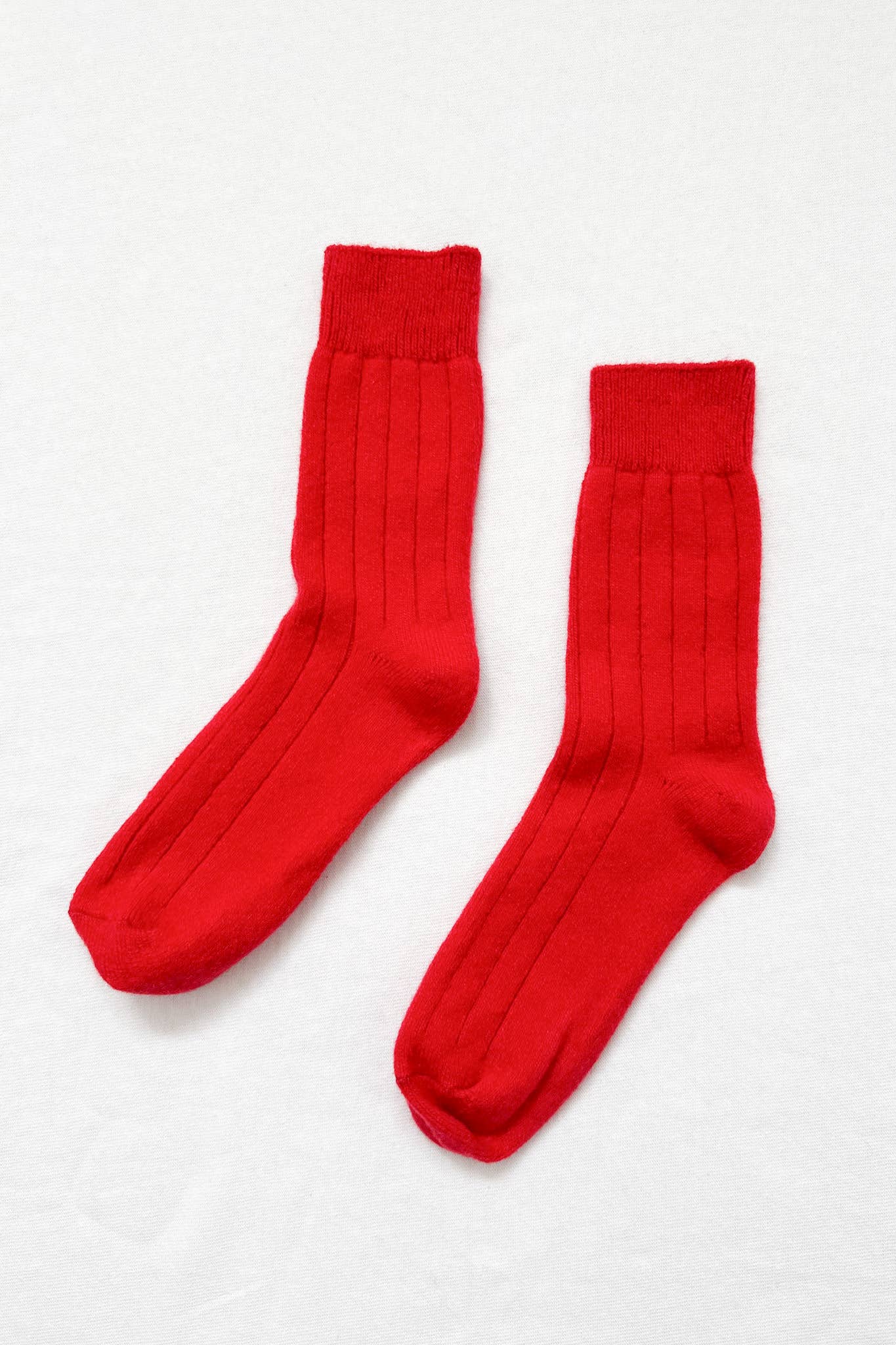 Classic Cashmere Socks Le Bon Shoppe Red