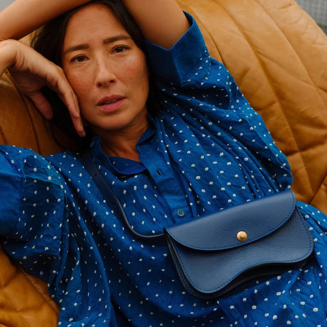 The Faba Bag in Indigo Bags Lindquist   