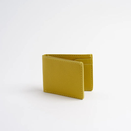 The Jackson Bi-Fold Wallet in Chartreuse Bags Lindquist