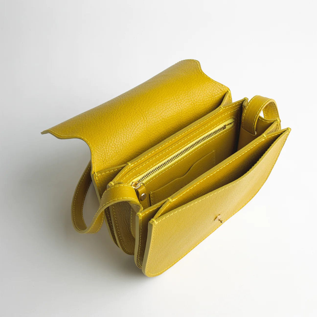 The Po Crossbody in Chartreuse Bags Lindquist   