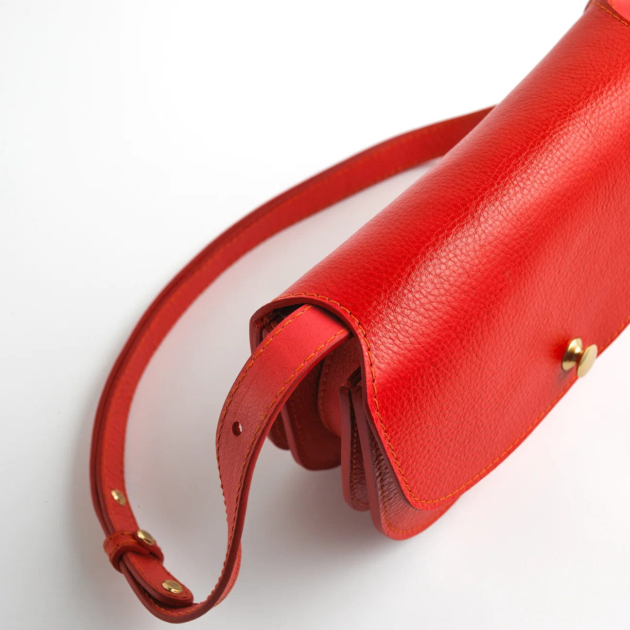 The Po Crossbody in Persimmon Bags Lindquist   