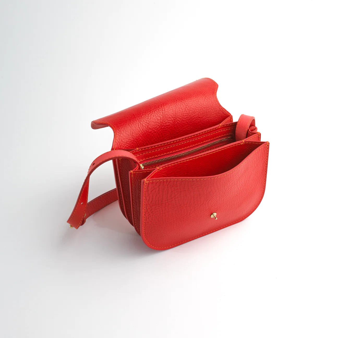 The Po Crossbody in Persimmon Bags Lindquist   