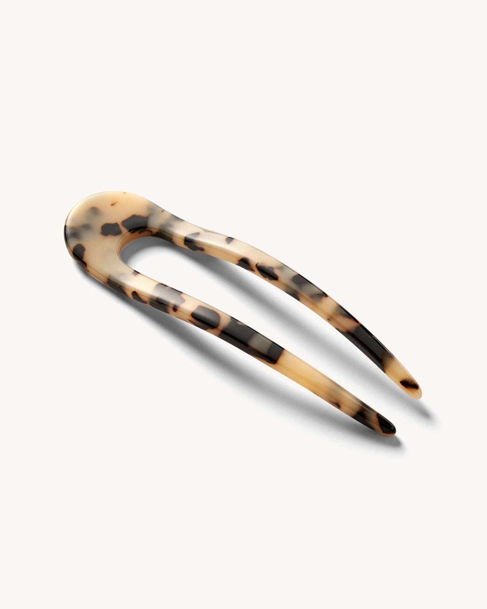 French Hair Pin in Blonde Tortoise Hair Accessories MACHETE   