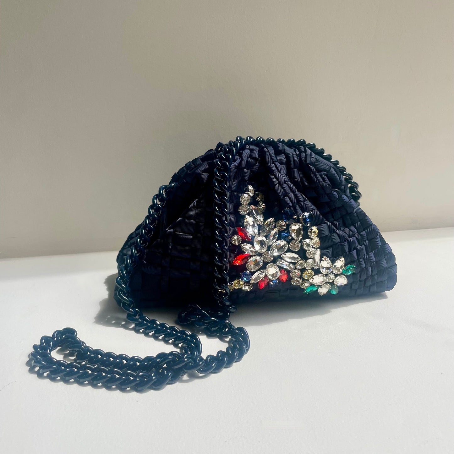 Crystal Mini Game Bag Bags Maria La Rosa Navy  