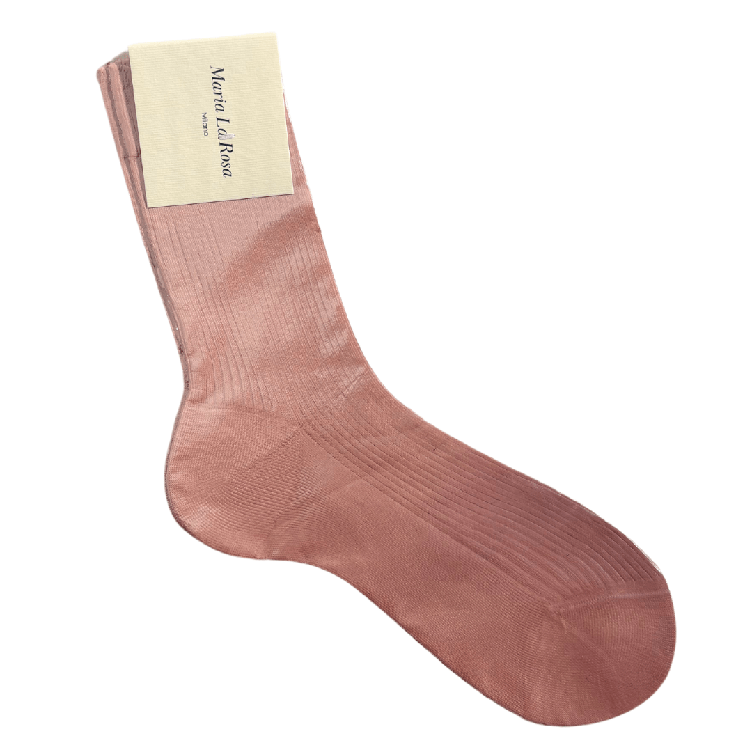 Maria La Rosa One Ribbed Laminated Sock Collection Socks Maria La Rosa