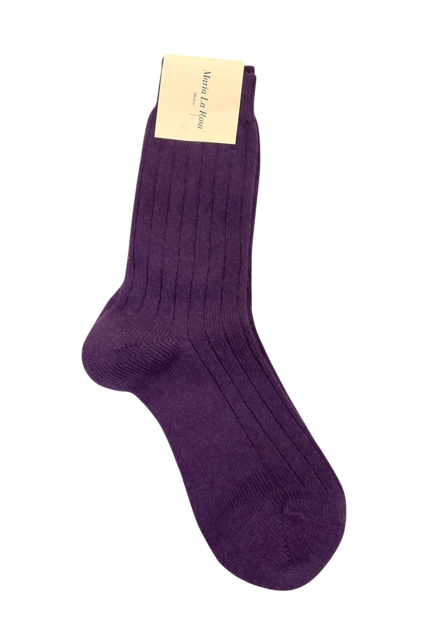 Maria La Rosa Cashmere Socks Socks Maria La Rosa Violet One Size