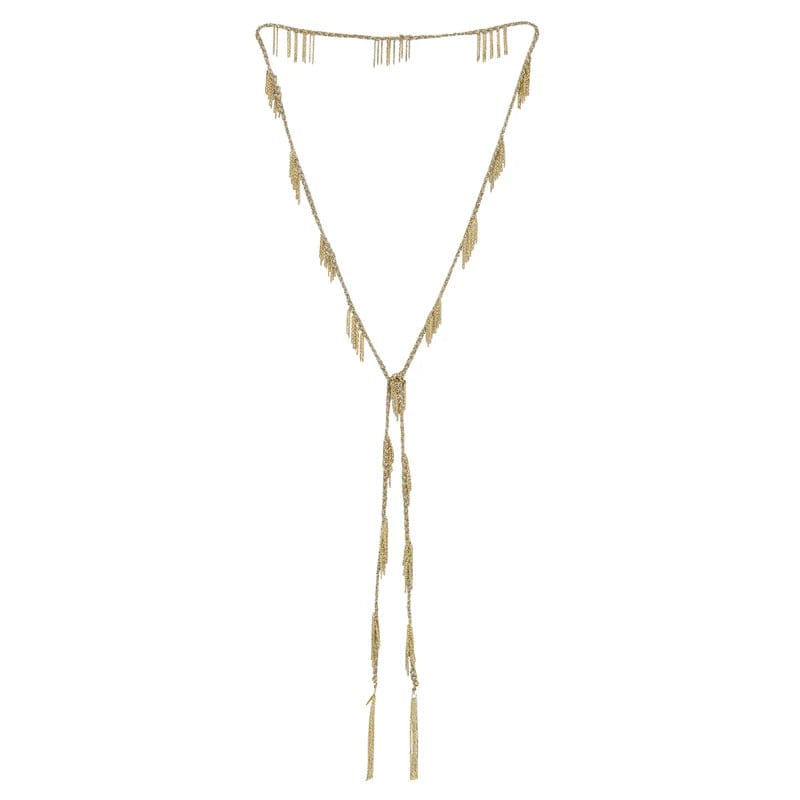 N° 650 Necklace in Gold Grey Jewelry Marie Laure Chamorel   