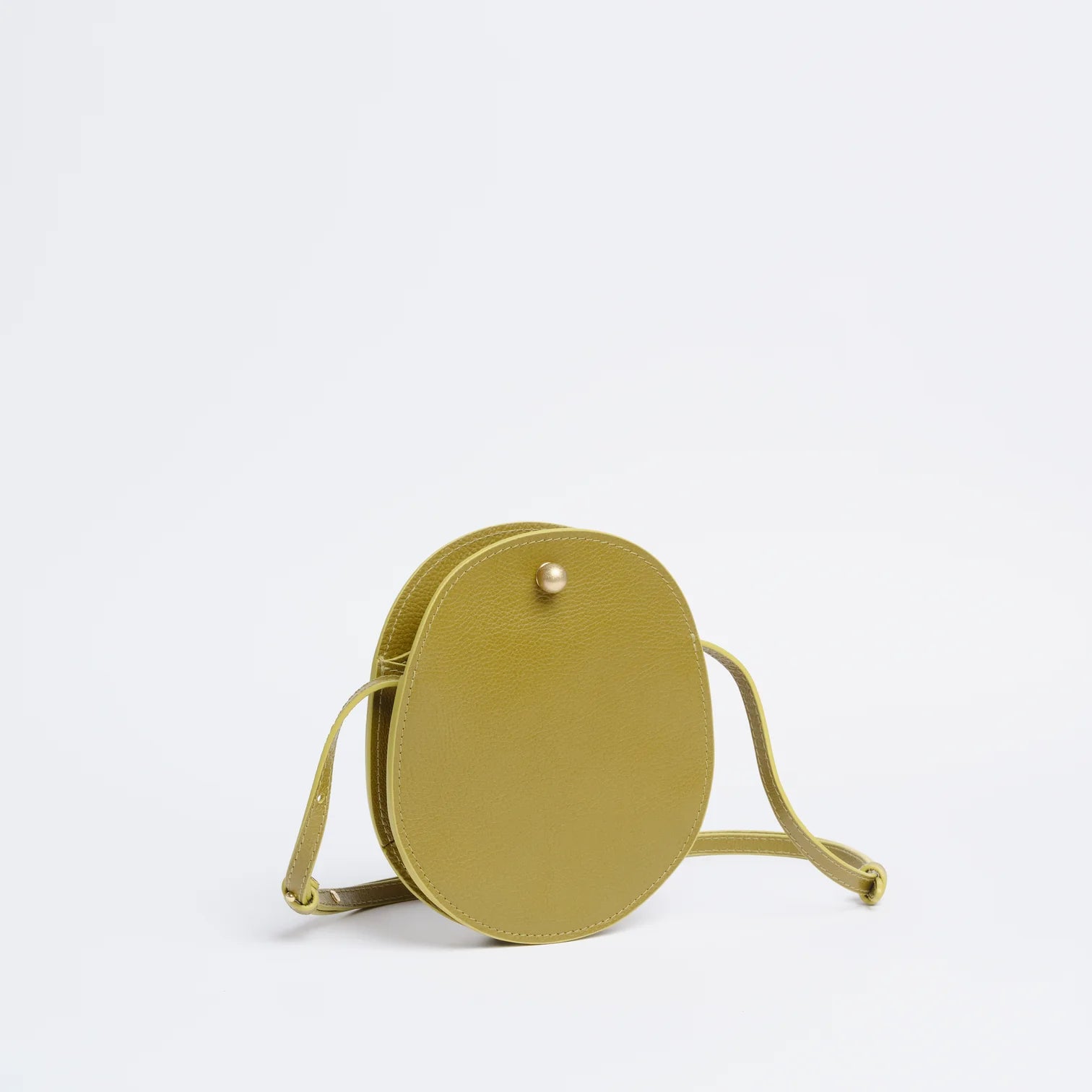 The Mini Eggi in Green Ochre Bags Lindquist