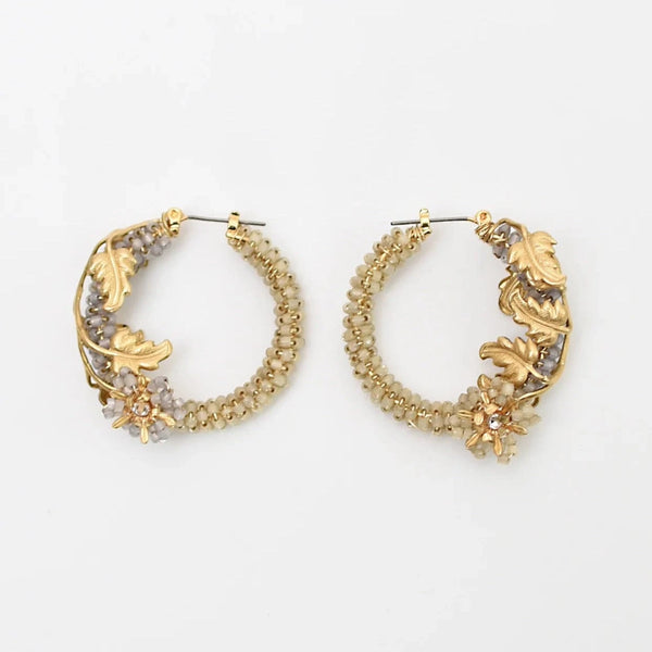 Aster Hoop Earrings