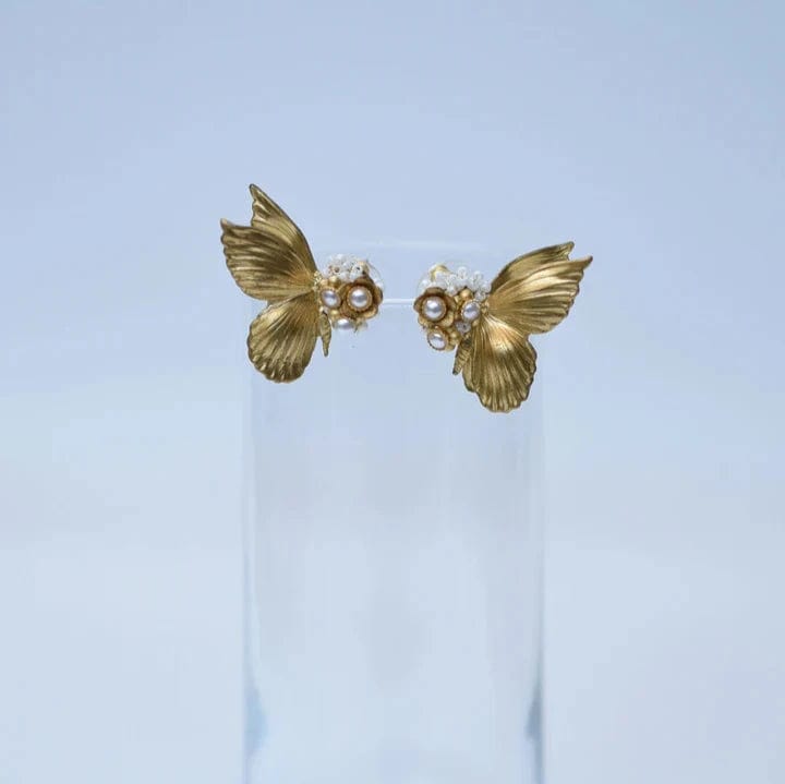 Butterfly Earrings Jewelry Monshiro   