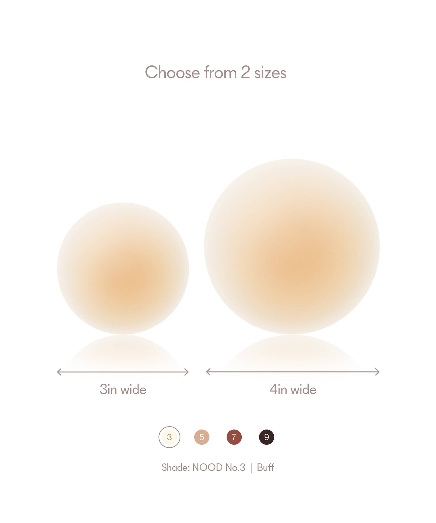 No-Show (Round) | Reuasble Nipple Covers