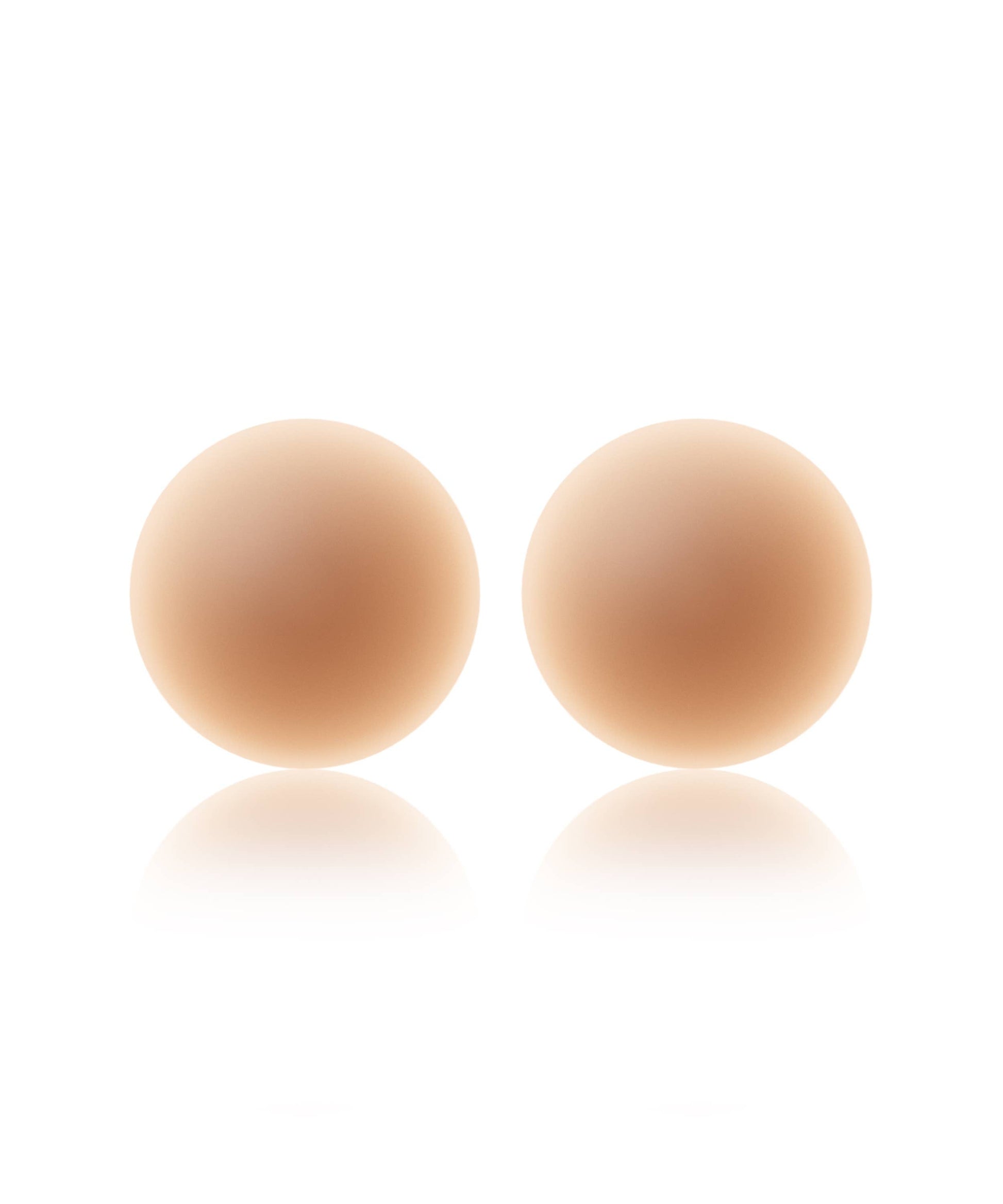 No-Show (Round) | Reuasble Nipple Covers Accessories NOOD No.5 Soft Tan 3in. 