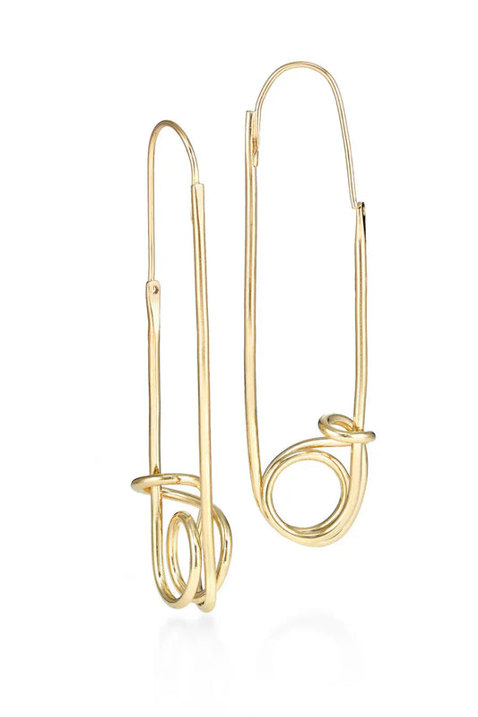 Safety Earrings Jewelry Oblik Atelier