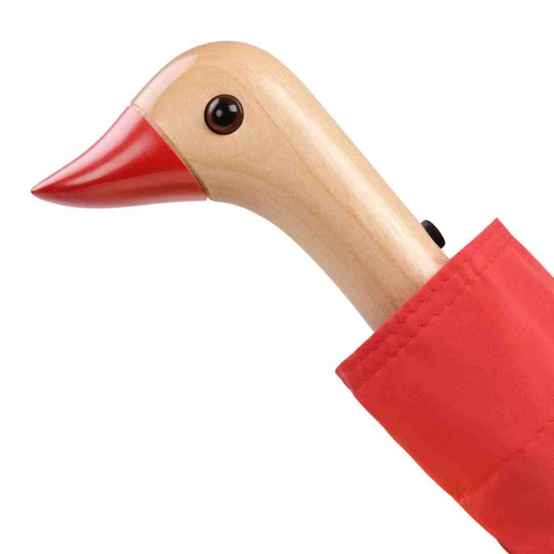 Red Compact Eco-Friendly Duckhead Umbrella Accessories Original Duckhead US