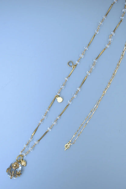 Poppy Long Necklace Jewelry Monshiro