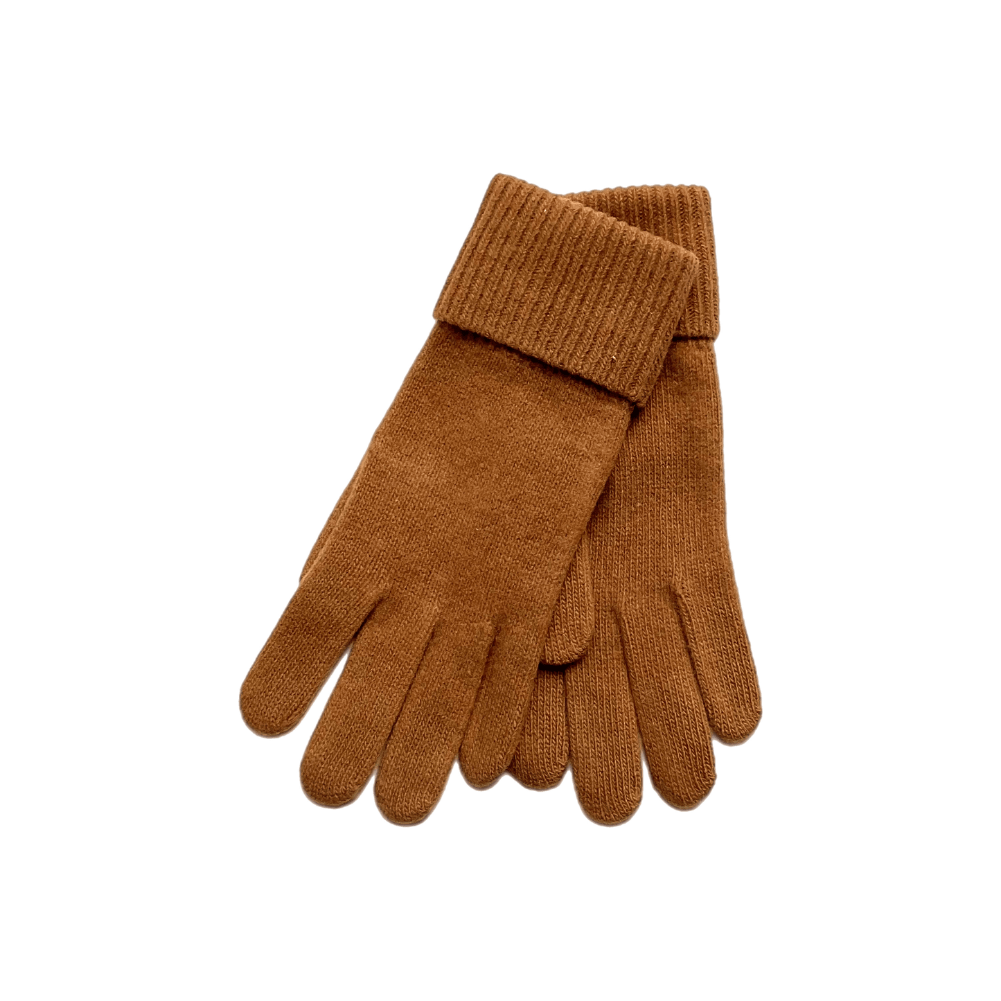 Cashmere Ribbed-Cuff Gloves Accessories Portolano CAMMELLO SCURO  