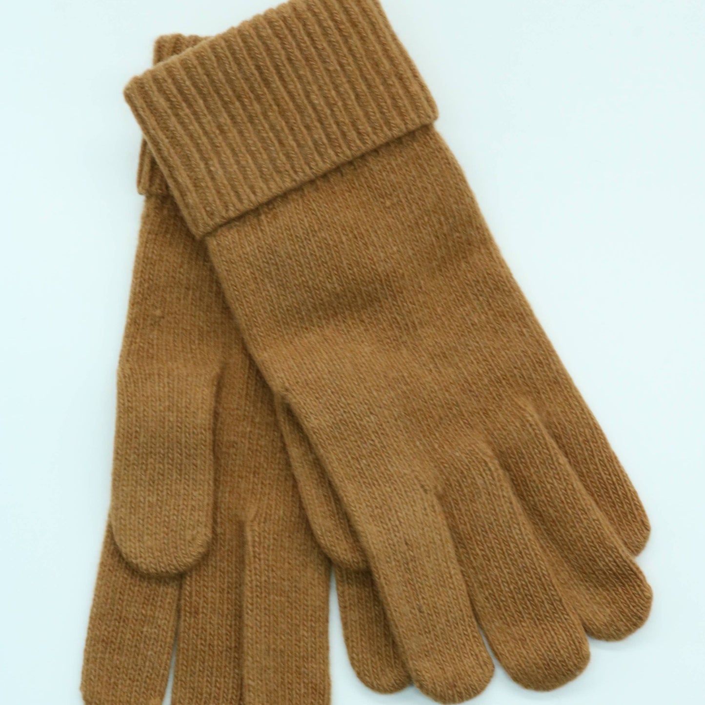 Cashmere Ribbed-Cuff Gloves Accessories Portolano CAMMELLO SCURO  