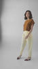 Patty Pant in Limoncello Yellow Cotton Pants CHRISTINE ALCALAY