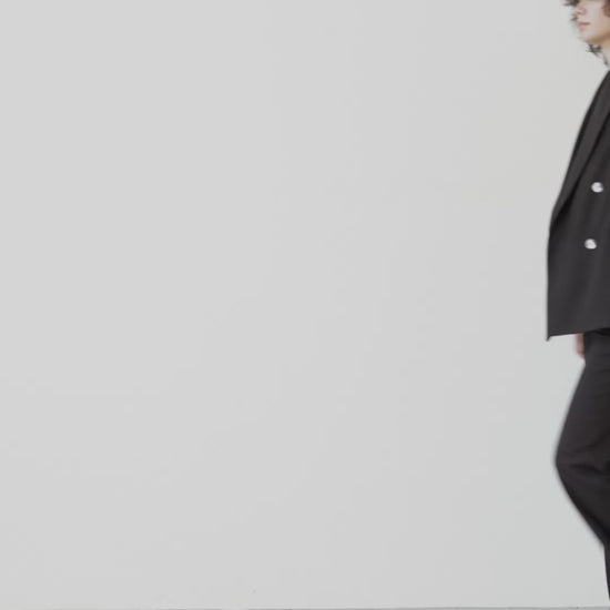 SAMPLE FW26 - Sandy Flared Leg Trouser in Wool - Black Samples CHRISTINE ALCALAY