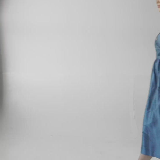 Mari Reversible Wrap Dress in Silk Dupioni Dresses CHRISTINE ALCALAY