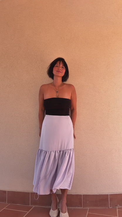 Colette Skirt in Japanese Charmeuse Skirts CHRISTINE ALCALAY