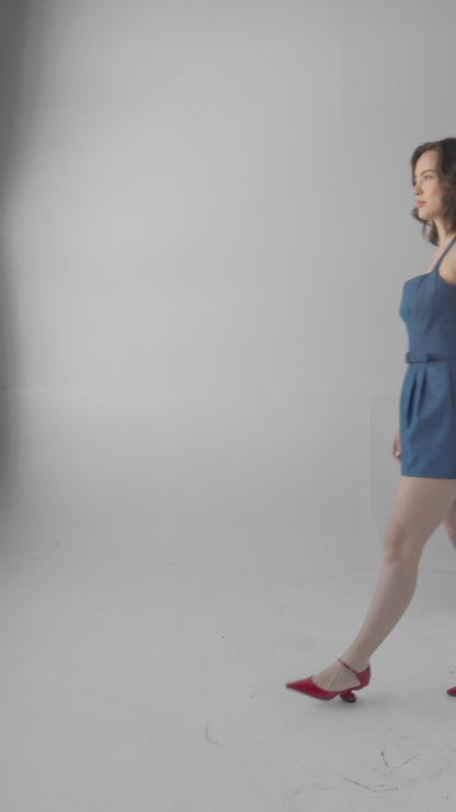 Camelia Jumpsuit in Denim Jumpsuits CHRISTINE ALCALAY