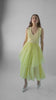 Lou Lou Skirt in Limoncello Corded Lace and Silk Organza Skirts CHRISTINE ALCALAY