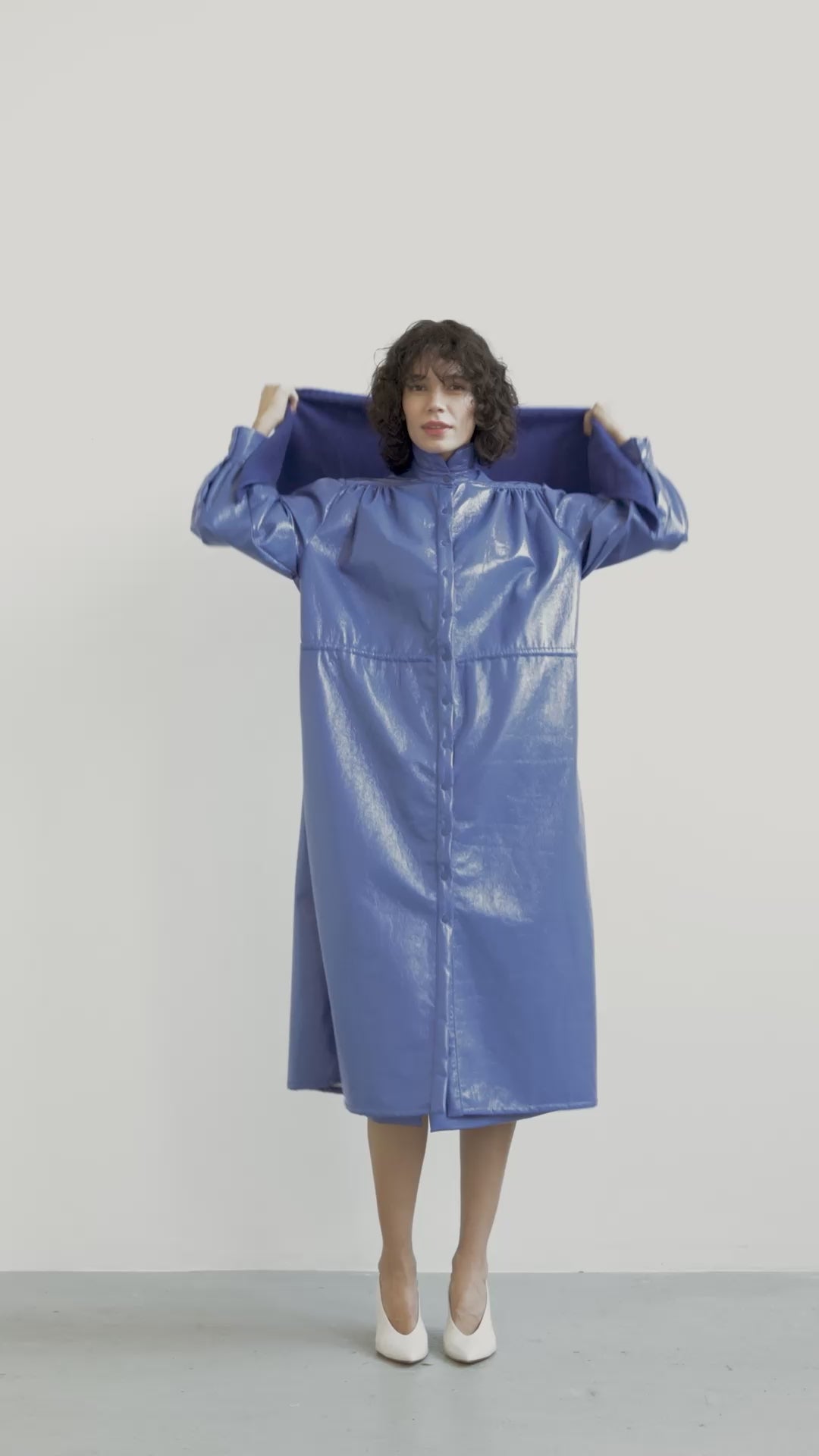 SAMPLE FW26 - Triangle Convertible Scarf - Cobalt Blue Samples CHRISTINE ALCALAY