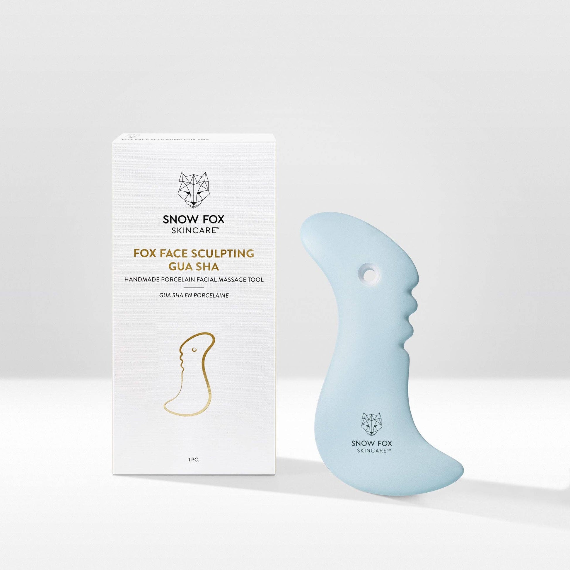 Fox Face Sculpting Gua Sha Snow Fox Skincare