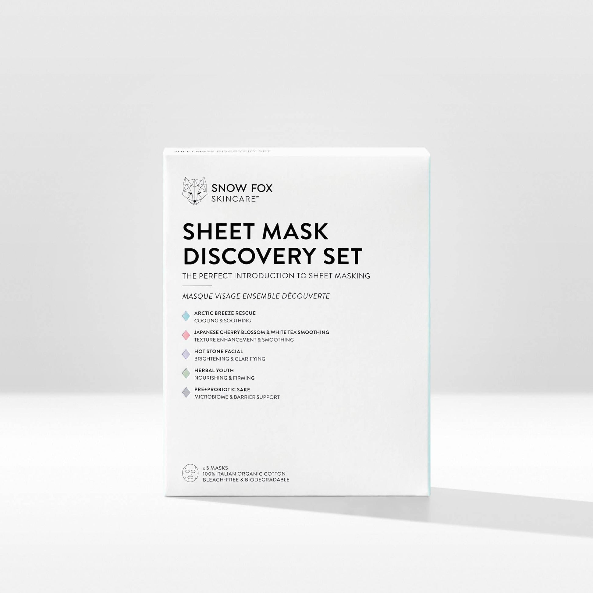 Sheet Mask Discovery Set Snow Fox Skincare