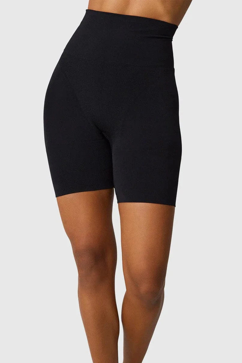 Livia Seamless Shaping Shorts Hosiery Swedish Stockings Black L/XL