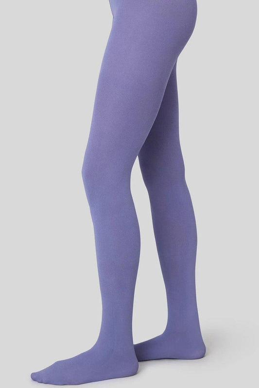 Olivia Premium Tights - Dusty Purple Hosiery Swedish Stockings Dusty Purple Small