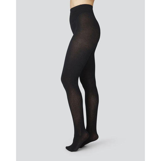 Alice Cashmere Tights Socks Swedish Stockings Black S 