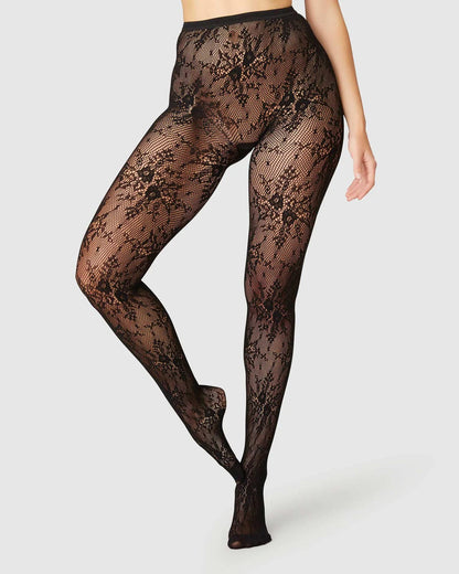 Rosa Lace Tights Hosiery Swedish Stockings