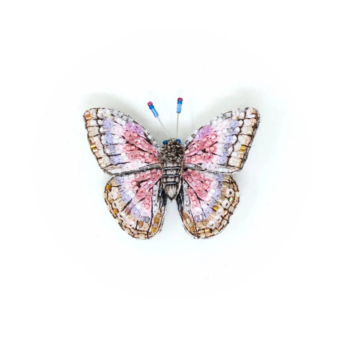 Hubbard's Small Silk Moth Brooch Pin Accessories Trovelore   