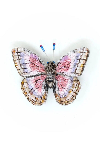 Hubbard's Small Silk Moth Brooch Pin Accessories Trovelore   