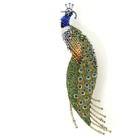 Indian Peacock Brooch Pin Accessories Trovelore   