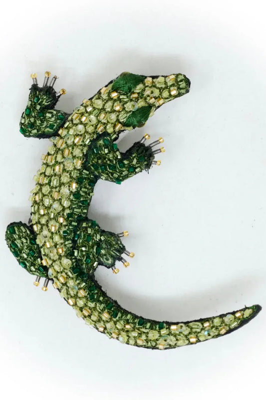 Nile Crocodile Brooch Pin Accessories Trovelore