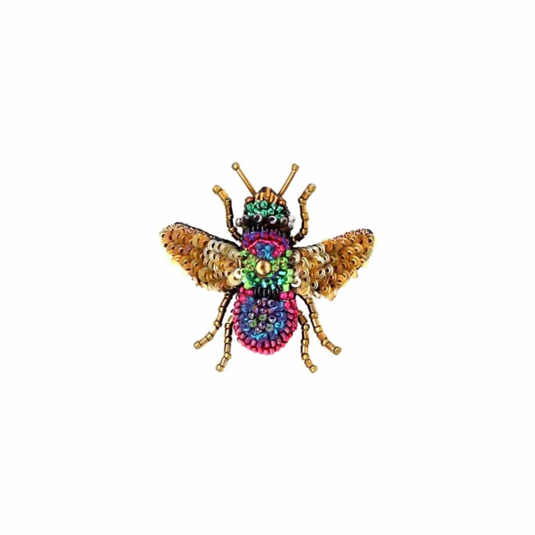 Rainbow Bee Brooch Pin Accessories Trovelore   