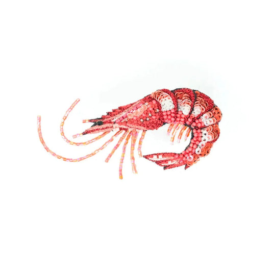 True Shrimp Brooch Pin Accessories Trovelore