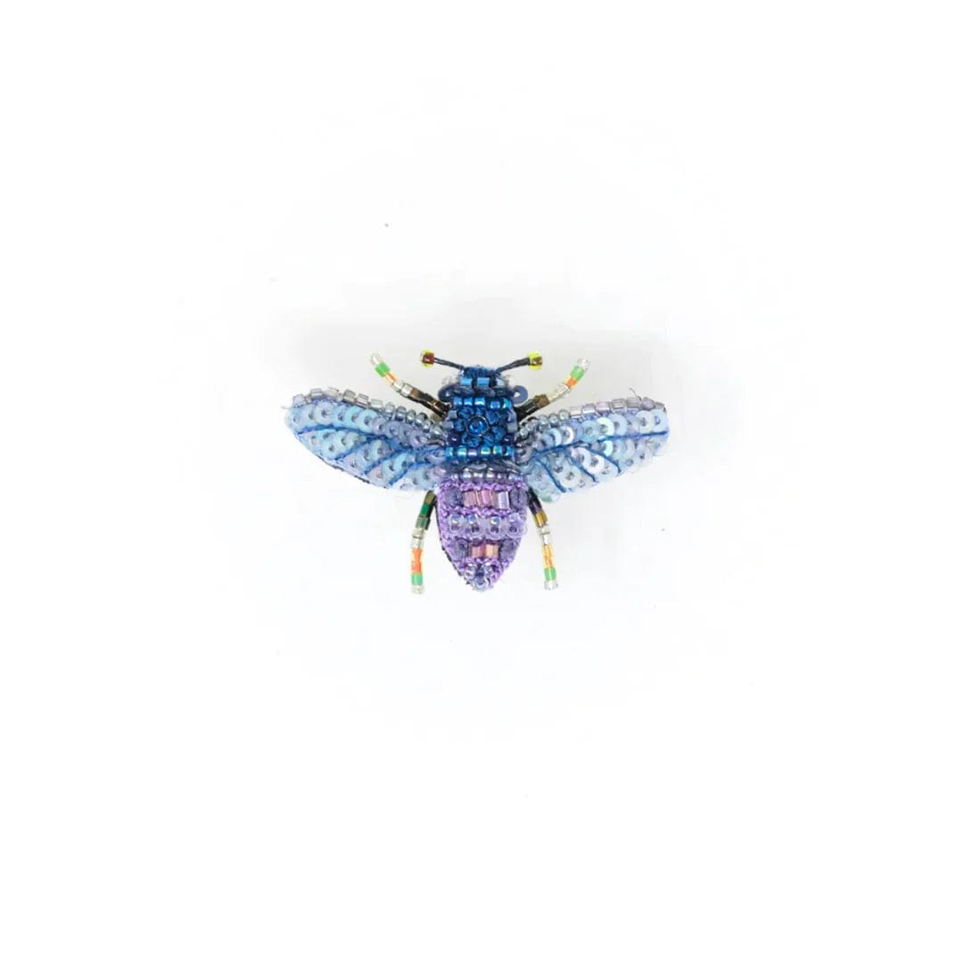 Violet Carpenter Bee Brooch Pin Accessories Trovelore   